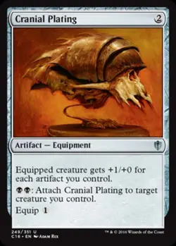 Cranial Plating - Light Play MTG Commander 2016 Edition - Image 1