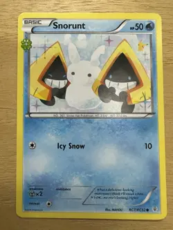 Pokemon TCG Snorunt RC7/RC32 Radiant Collection XY Generations Basic Card NM - Image 1