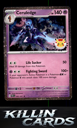 Ceruledge - 040/091 (Pokemon Day 2024) (Cosmos Holo) 040/091 Pokemon Promo Misce - Image 1