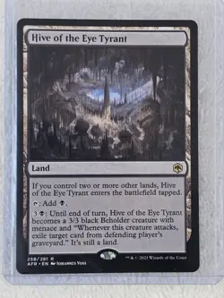 MTG Hive of the Eye Tyrant Adventures in the Forgotten Realms # 258 Rare NM - Image 5
