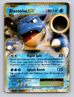 BLASTOISE EX 21/108 HOLO EX RARE EVOLUTIONS POKEMON MP - Image 1