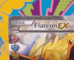 EN Pokemon Flareon EX Holo Full Art RC28/RC32 Read Description - Image 3