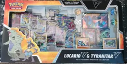Pokemon Lucario V & Tyranitar V Heavy Hitters Premium Collection Box - Image 1
