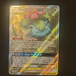 Pokemon Company Venusaur & Snivy GX SM229 Full Art Ultra Rare Holo 270 HP - Image 1