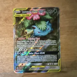 Pokemon Venusaur & Snivy GX SM229 Sm Promo Holo Tag Team 270 HP - Image 1