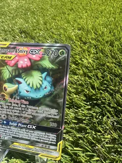 Pokemon TCG Venusaur & Snivy GX SM Black Star Promo SM229 Holo Promo - Image 2