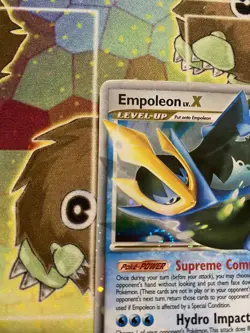 Pokemon TCG Empoleon LV.X DP Black Star Promotional DP11 Holo 1st Edition - Image 2