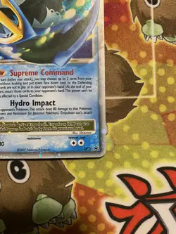 Pokemon TCG Empoleon LV.X DP Black Star Promotional DP11 Holo 1st Edition - Image 4