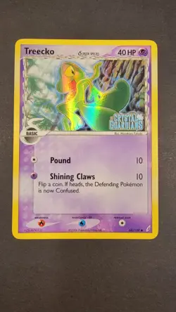 Treecko Ex Delta Crystal Guardians Reverse Holo Rare 68/100 English - Image 1