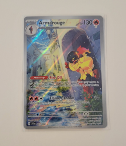 The Pokemon Company Armarouge 203/198 SV03 Obsidian Flames IR Full Art Holo EN - Image 1