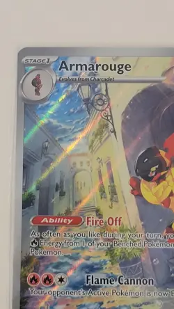The Pokemon Company Armarouge 203/198 SV03 Obsidian Flames IR Full Art Holo EN - Image 4