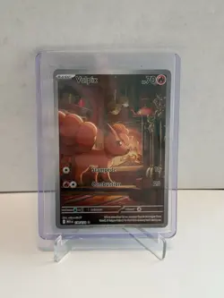 Pokemon TCG Vulpix 138/132 ME01 Mega Evolution Full Art Holo English 70HP - Image 1