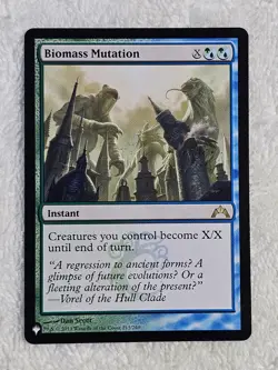 MTG Biomass Mutation #213 The List Adventures in Forgotten Realms Rare NM - Image 2