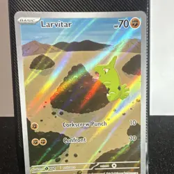 The Pokemon Company Pokemon TCG Larvitar 203/197 Obsidian Flames IR Holo Eng - Image 2