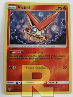 Victini ® Eclissi Cosmica SM12 30/236 ® Reverse Holo Foil ® Pokemon ® Italiano - Image 1
