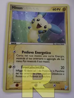 Minun ® Trainer Kit 6/12 ® Rara Holo Foil ® Pokemon ® Italiano ® EX - Image 1