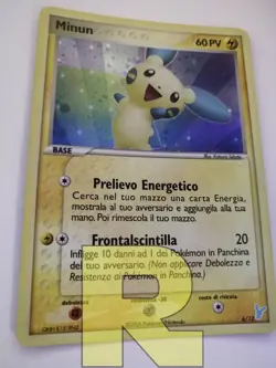 Minun ® Trainer Kit 6/12 ® Rara Holo Foil ® Pokemon ® Italiano ® EX - Image 2