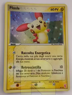 Plusle ® Trainer Kit 6/12 ® Promo Holo Foil ® Pokemon ® Italiano ® Good - Image 2