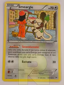 Smeargle ® Turboblitz 123/162 ® Rara ® Pokemon ® Italiano ® EX - Image 1