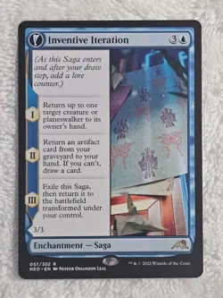 MTG Inventive Iteration #57 Kamigawa Neon Dynasty Magic Card Rare NM - Image 1