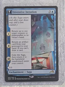 MTG Inventive Iteration #57 Kamigawa Neon Dynasty Magic Card Rare NM - Image 5