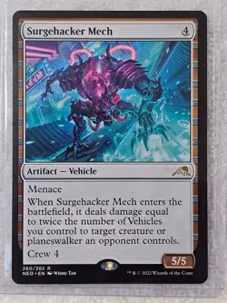 MTG Surgehacker Mech #260 Kamigawa Neon Dynasty Magic Card Rare NM - Image 5