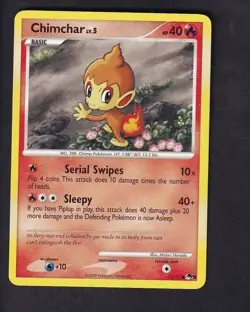 Chimchar 13/17 Common POP Series 9 Pokemon Near Mint - Image 1