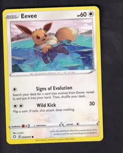 Eevee 052/072 Common Shining Fates Pokemon Near Mint - Image 1