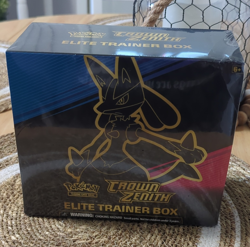 Pokemon TCG Crown Zenith Elite Trainer Box Booster & Promo Lucario English 2023 - Image 1