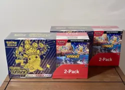 Pokemon TCG - Surging Sparks Costco Exclusive (2 ETBs + 2 Bundles) - SEALED - Image 1
