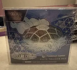 Pokemon Scarlet & Violet Stellar Crown Pokemon Center Elite Trainer Box + Cover - Image 1
