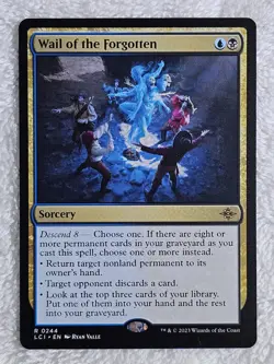 MTG Wail of the Forgotten - The Lost Caverns of Ixalan #244 Magic Card Rare NM - Image 1