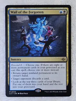 MTG Wail of the Forgotten - The Lost Caverns of Ixalan #244 Magic Card Rare NM - Image 2