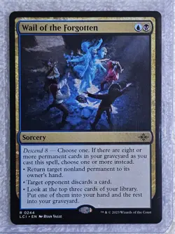 MTG Wail of the Forgotten - The Lost Caverns of Ixalan #244 Magic Card Rare NM - Image 4