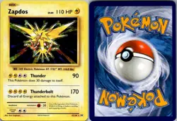 Zapdos 42/108 Holo Rare Evolutions Pokemon Holo Near Mint - Image 1