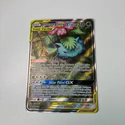 Pokemon Venusaur & Snivy GX SM229 Ultra Rare Sun & Moon Promo Tag Team - Image 1