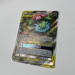 Pokemon Venusaur & Snivy GX SM229 Ultra Rare Sun & Moon Promo Tag Team - Image 3