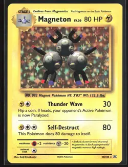 Pokemon TCG - Magneton Holo Holo Rare XY - Evolutions 38/108 NM - Image 1