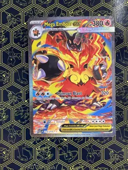 Mega Emboar ex 273/217 Pokemon Ascended Heroes Special Illustration Rare - Image 1