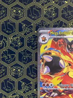 Mega Emboar ex 273/217 Pokemon Ascended Heroes Special Illustration Rare - Image 2