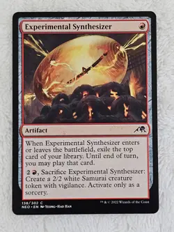MTG Experimental Synthesizer #138 Kamigawa Neon Dynasty Magic Gathering Card NM - Image 1