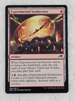 MTG Experimental Synthesizer #138 Kamigawa Neon Dynasty Magic Gathering Card NM - Image 2
