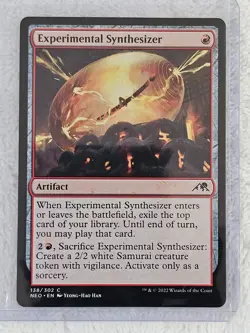 MTG Experimental Synthesizer #138 Kamigawa Neon Dynasty Magic Gathering Card NM - Image 5