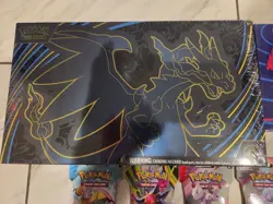 Pokemon Mega Charizard X EX Ultra Premium Collection Box UPC ETB and Booster Lot - Image 5