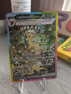 Leafeon ex SV Prismatic Evolutions SIR Full Art Holo English 270HP 144/131 - Image 1