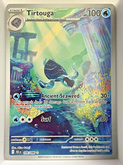 (T) Tirtouga 106/086 Holo Illustration Rare Black Bolt Pokemon NM/M - Image 1
