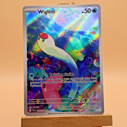 Wiglett 206/198 Pokemon Scarlet Violet Base Illustration Rare - NEAR MINT - Image 2