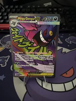 Mega Gengar Ex Mega Attack Rare 269/217 Ascended Heroes Pokemon TCG Excellent - Image 1