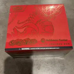 Pokemon Scarlet & Violet POKEMON CENTER Elite Trainer Box *NEW SEALED* - Image 1