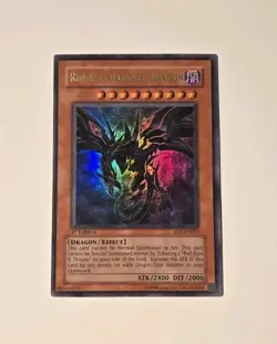 Yugioh Red-Eyes Darkness Dragon SD1-EN001 1st Edition Ultra Rare LP - Image 1